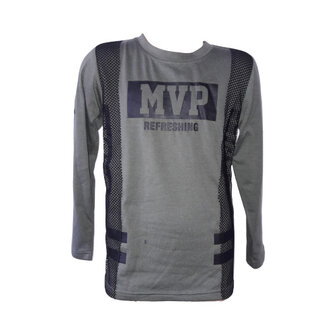 Stoere jongens longsleeve MVP groen - Nu &euro;7,50!