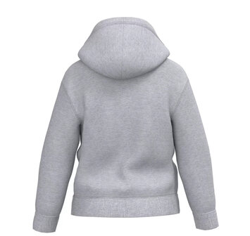 Lichtgrijze kinder hoodie met paard