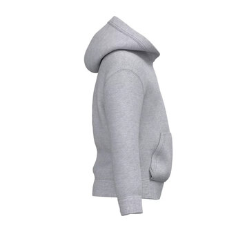 Lichtgrijze kinder hoodie met paard