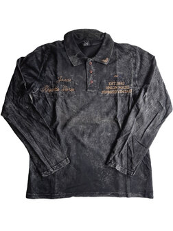 Heren Polo jeans zwart