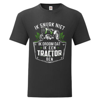 Trekker shirt heren ik snurk niet 