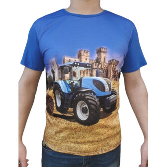 Heren shirt met trekker
