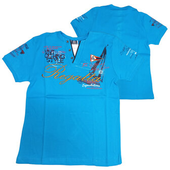 Heren T-shirt Regatta blauw