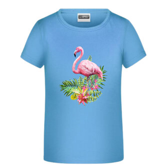 Meisjes t-shirt met flamingo