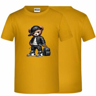 Jongens-t-shirt-beer-oker