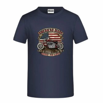 Jongens T shirt American biker