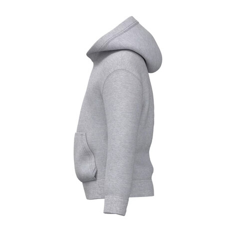 Lichtgrijze kinder hoodie met paard