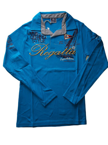 Herenpolo Regatta blauw