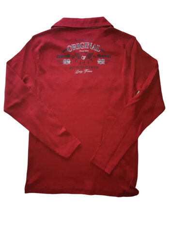 Herenpolo Quality rood M