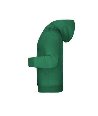 Groene hoodie met groene tractor