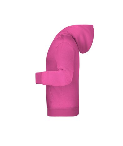 Kinder hoodie met 3 paarden roze