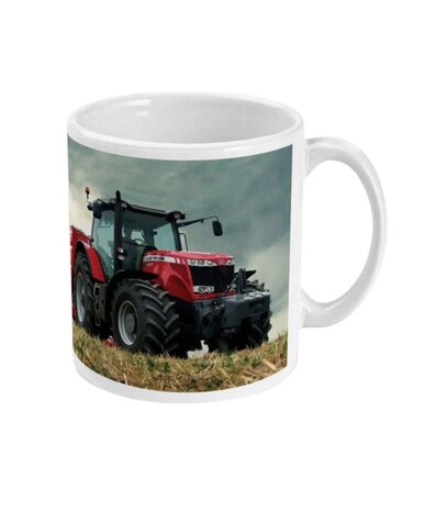 Mok met Massey Ferguson trekker