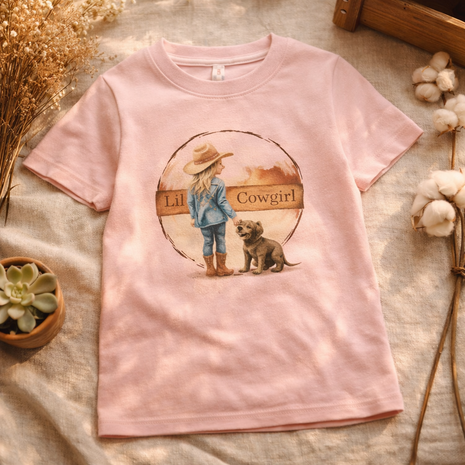 Meisjes t-shirt Cowgirl  lifestyle