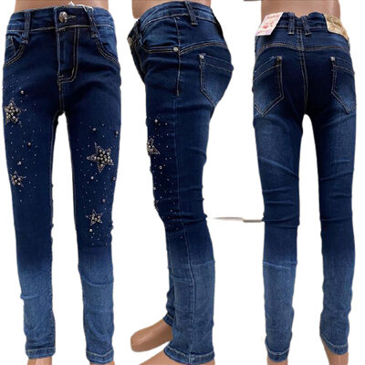 Spijkerbroek meisjes met sterren