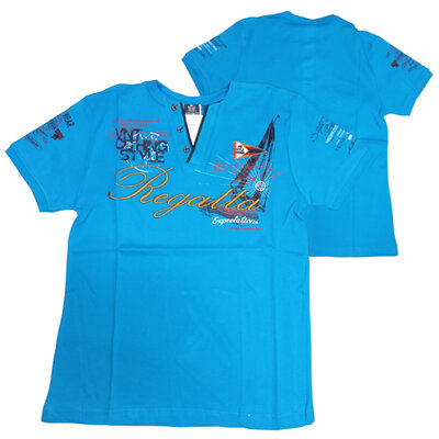 Heren T-shirt Regatta blauw