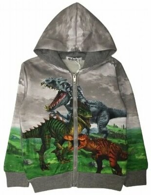Gaaf vest met dinosaurus