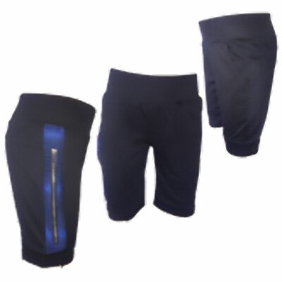 Jongens korte broek zwart blauw 2