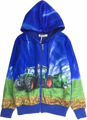 Jongensvest met tractor H77