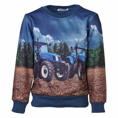 Kinder sweater met trekker 136A