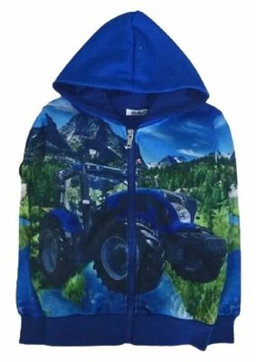 Kindervest met blauwe Trekker